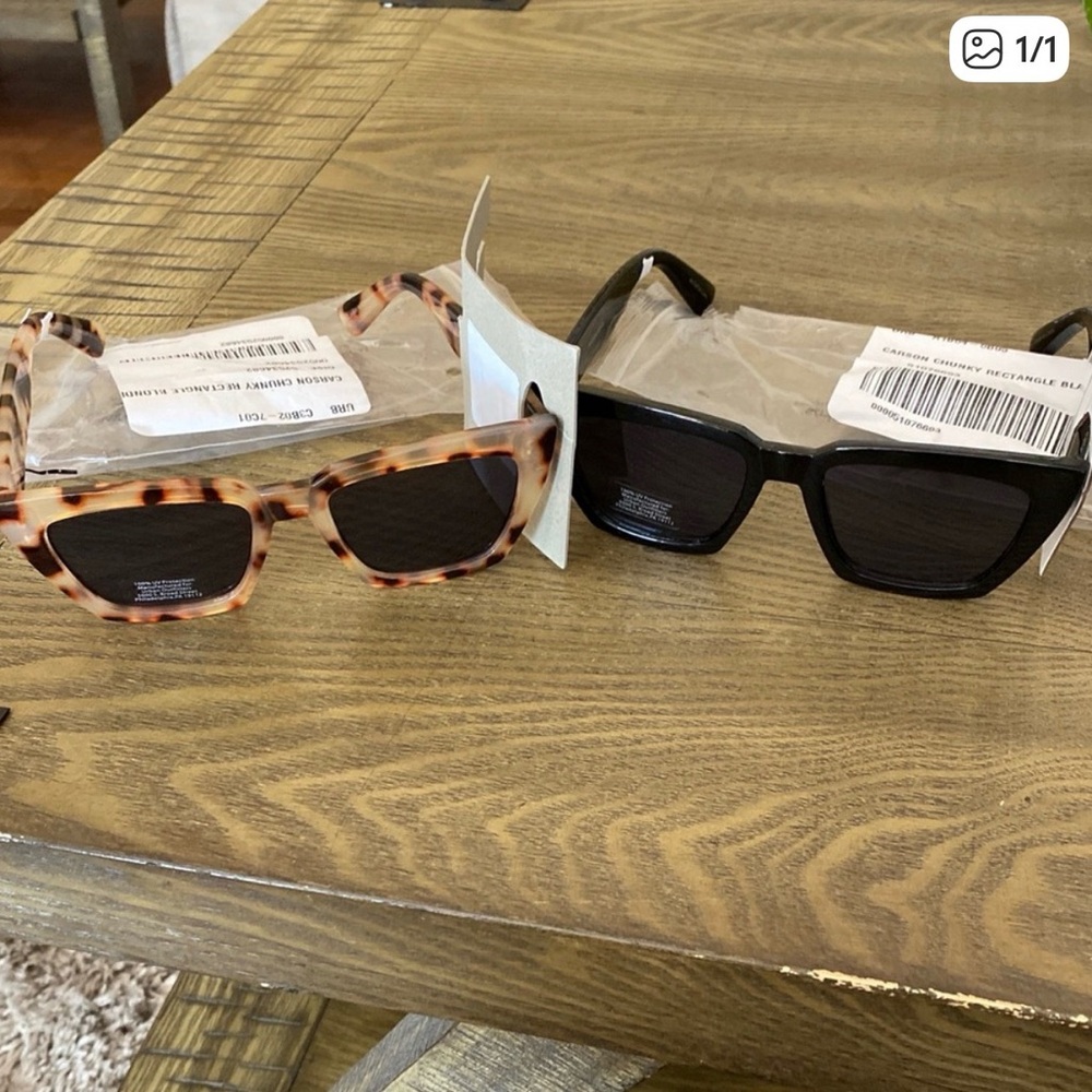 Urban Outfitters Tortoise and Black Sunglasses